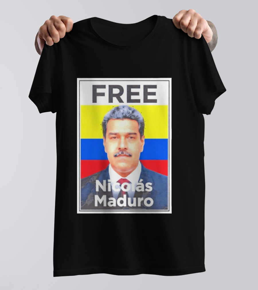 FREE Nicolás Maduro Venezuela Flag Political T-Shirt