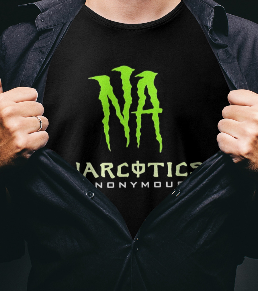 NA Narcotics Anonymous Monster Energy Style Collaboration T-Shirt