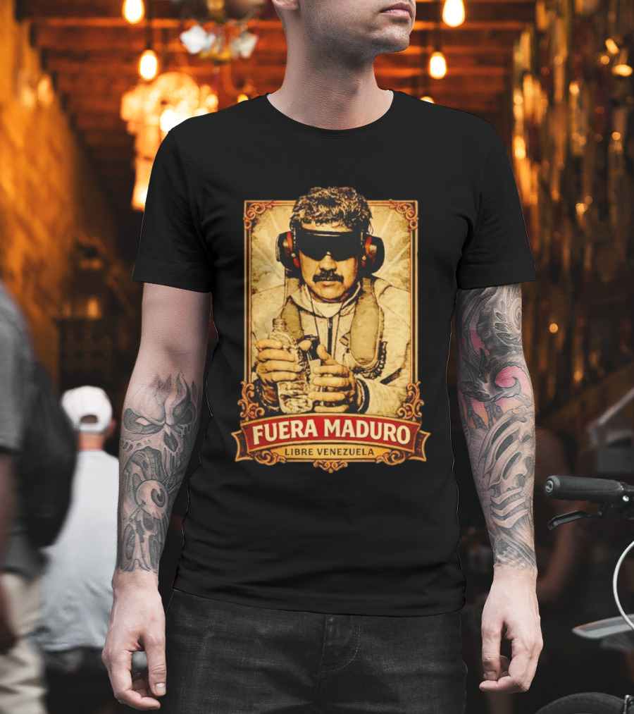 Fuera Maduro Libre Venezuela Protest T-Shirt