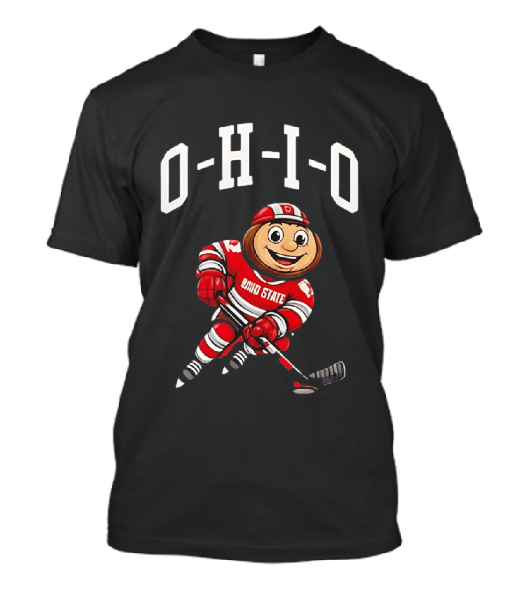 Ohio State Buckeyes Mascot Hockey 2026 NCAA Funny T-Shirt