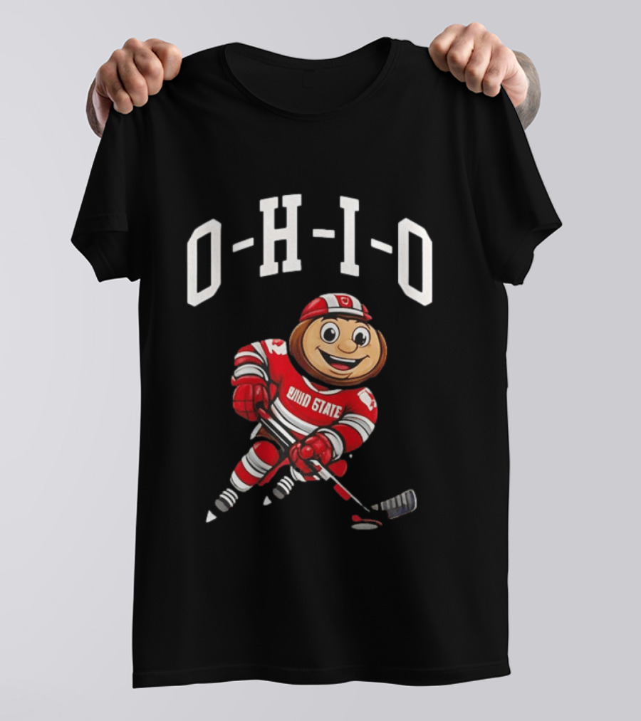 Ohio State Buckeyes Mascot Hockey 2026 NCAA Funny T-Shirt