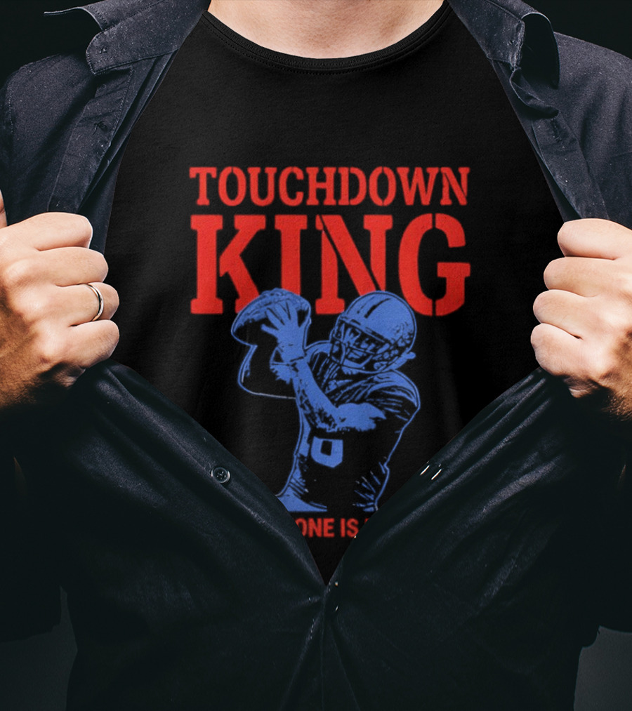 Touchdown King End Zone Is His Home Football Humor T-Shirt