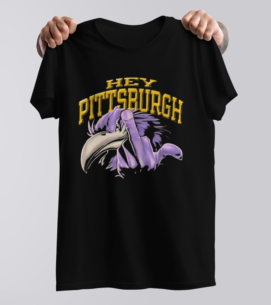 Hey Pittsburgh Steelers Ravens Iconic Rivalry T-Shirt