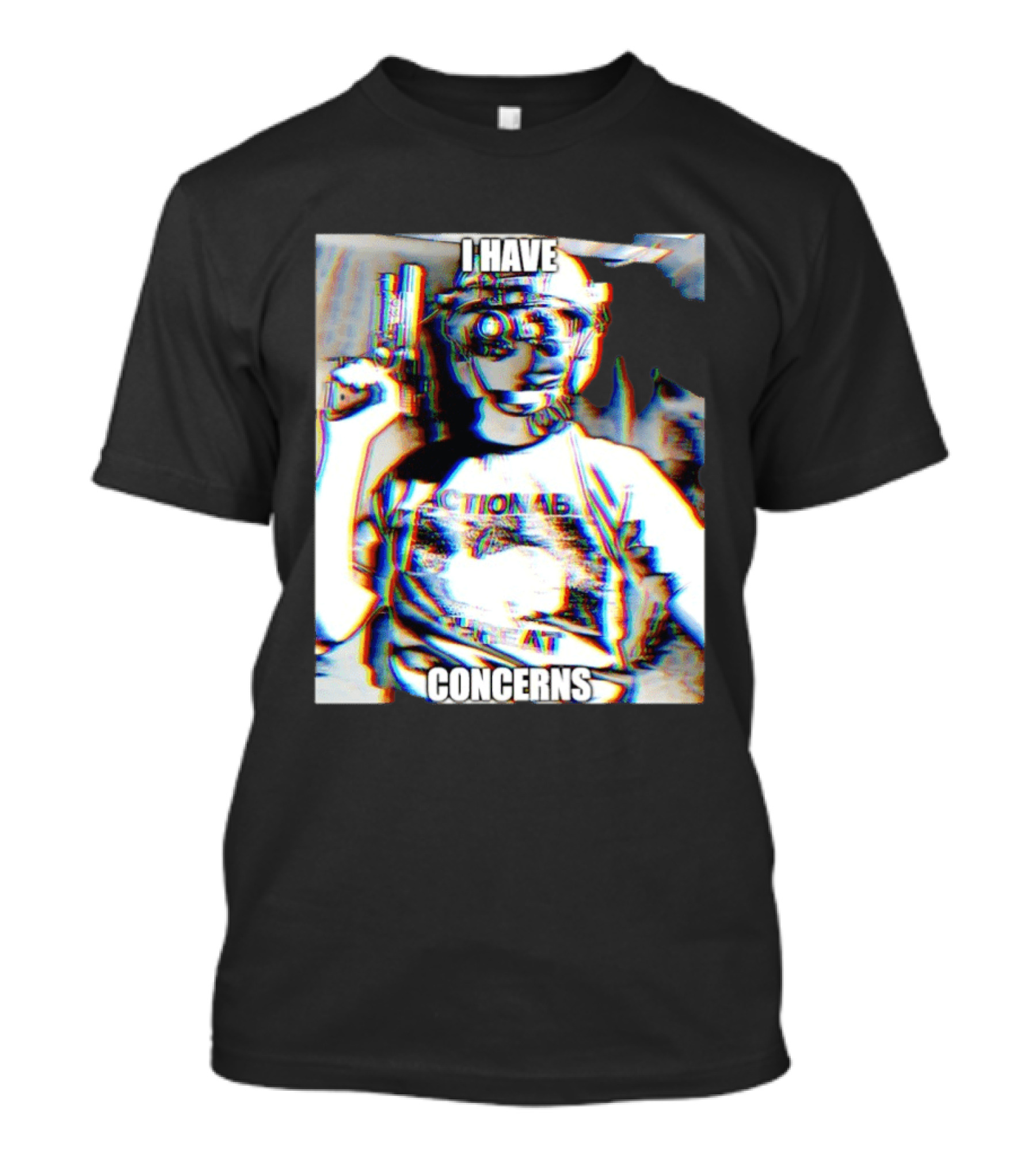 I Have Concerns Actionable Threat Optical Gear Gun Holder T-Shirt