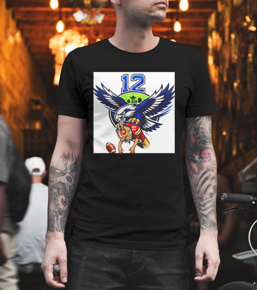 Seattle Seahawks 12th Man Meme Brock Purdy San Francisco 49ers Football Rivalry T-Shirt