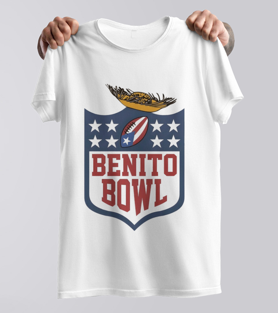 Benito Bowl Bad Bunny Puerto Rico LIX NFL Football 2026 T-Shirt