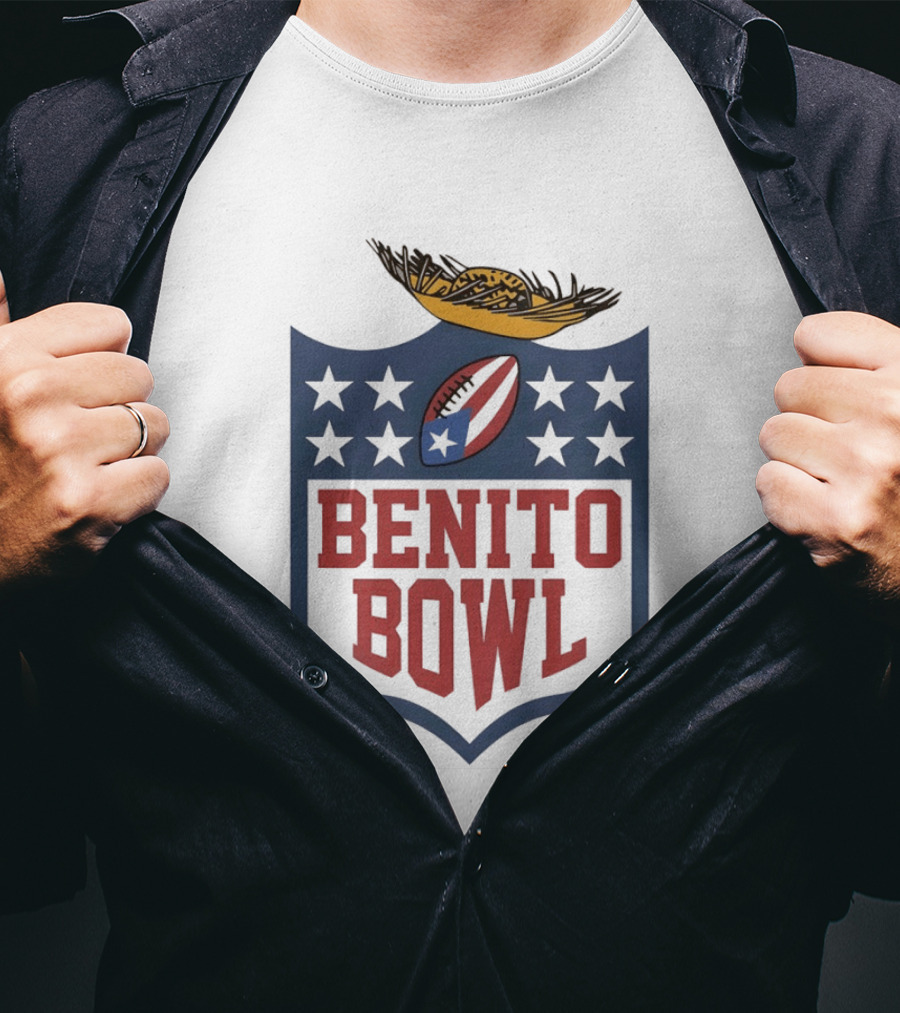 Benito Bowl Bad Bunny Puerto Rico LIX NFL Football 2026 T-Shirt