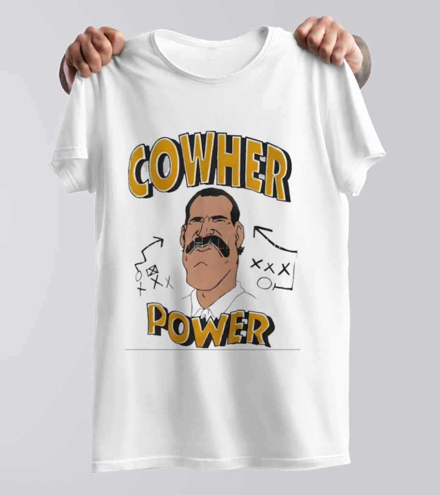 Cowher Power Pittsburgh Steelers Coach Bill Cowher Football T-Shirt