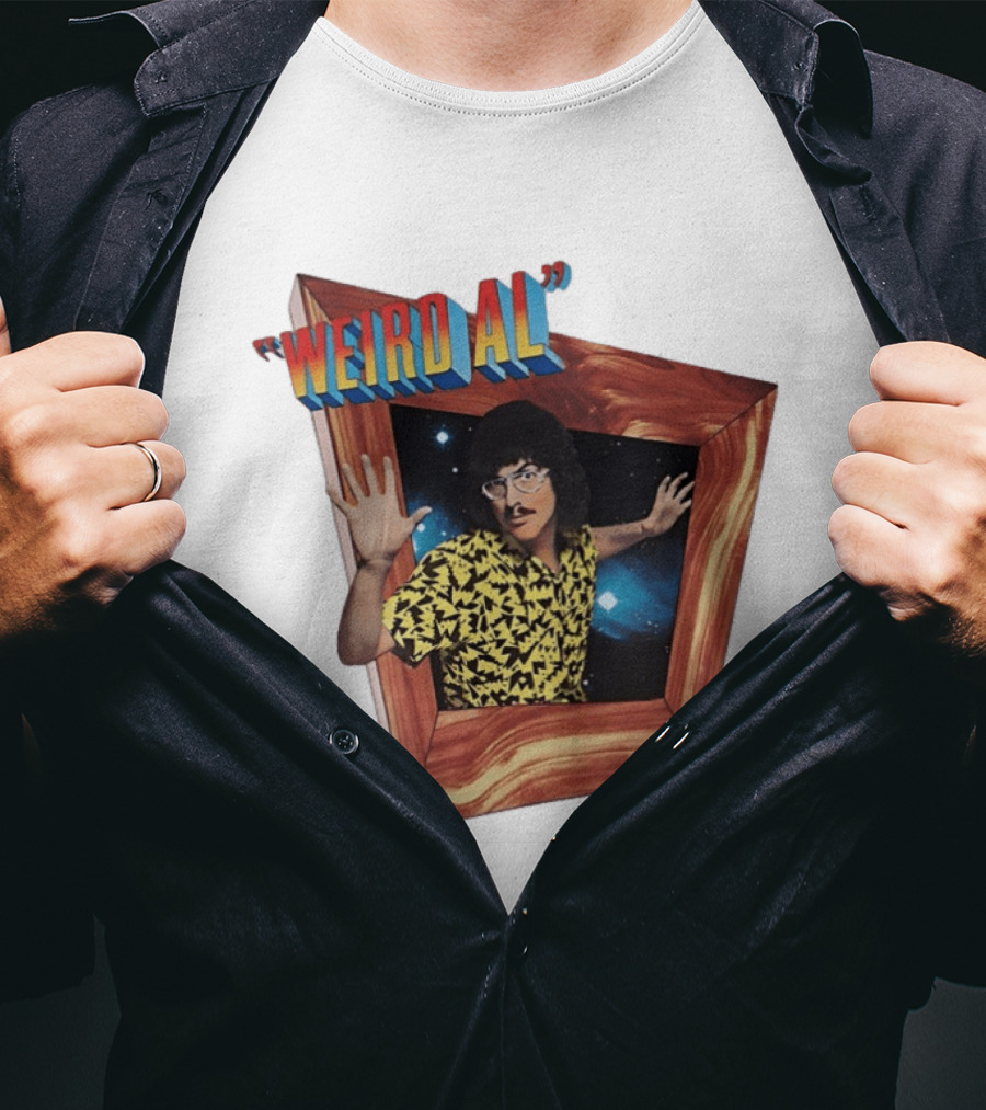 Weird Al Stranger Things Retro Galactic T-Shirt