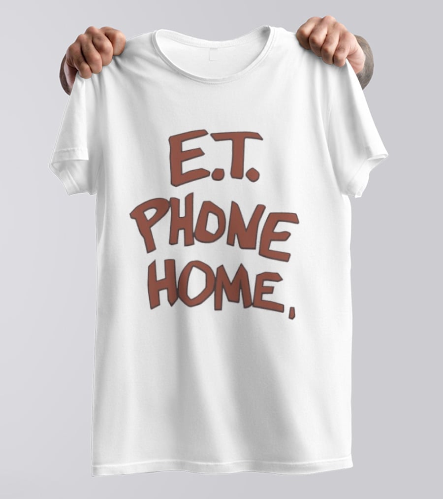 E.T. Phone Home Text Iconic Movie T-Shirt