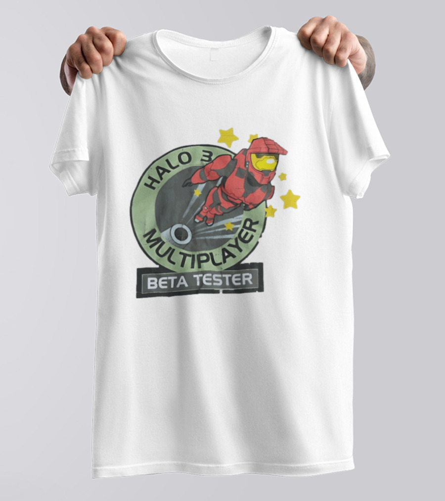 Halo 3 Multiplayer Beta Tester Exclusive Red Spartan T-Shirt