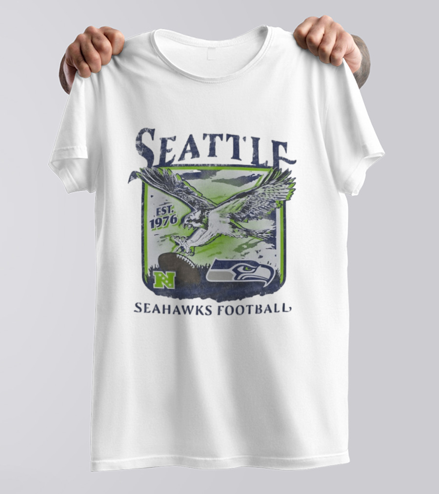 Seattle Seahawks Football EST 1976 NFL Team T-Shirt