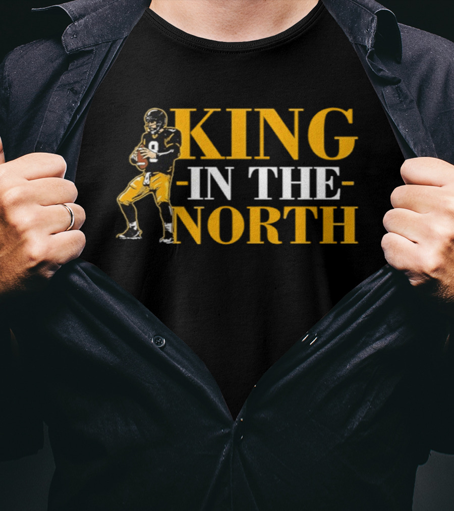 Pittsburgh Steelers Aaron Rodgers 8 King In The North Football T-Shirt