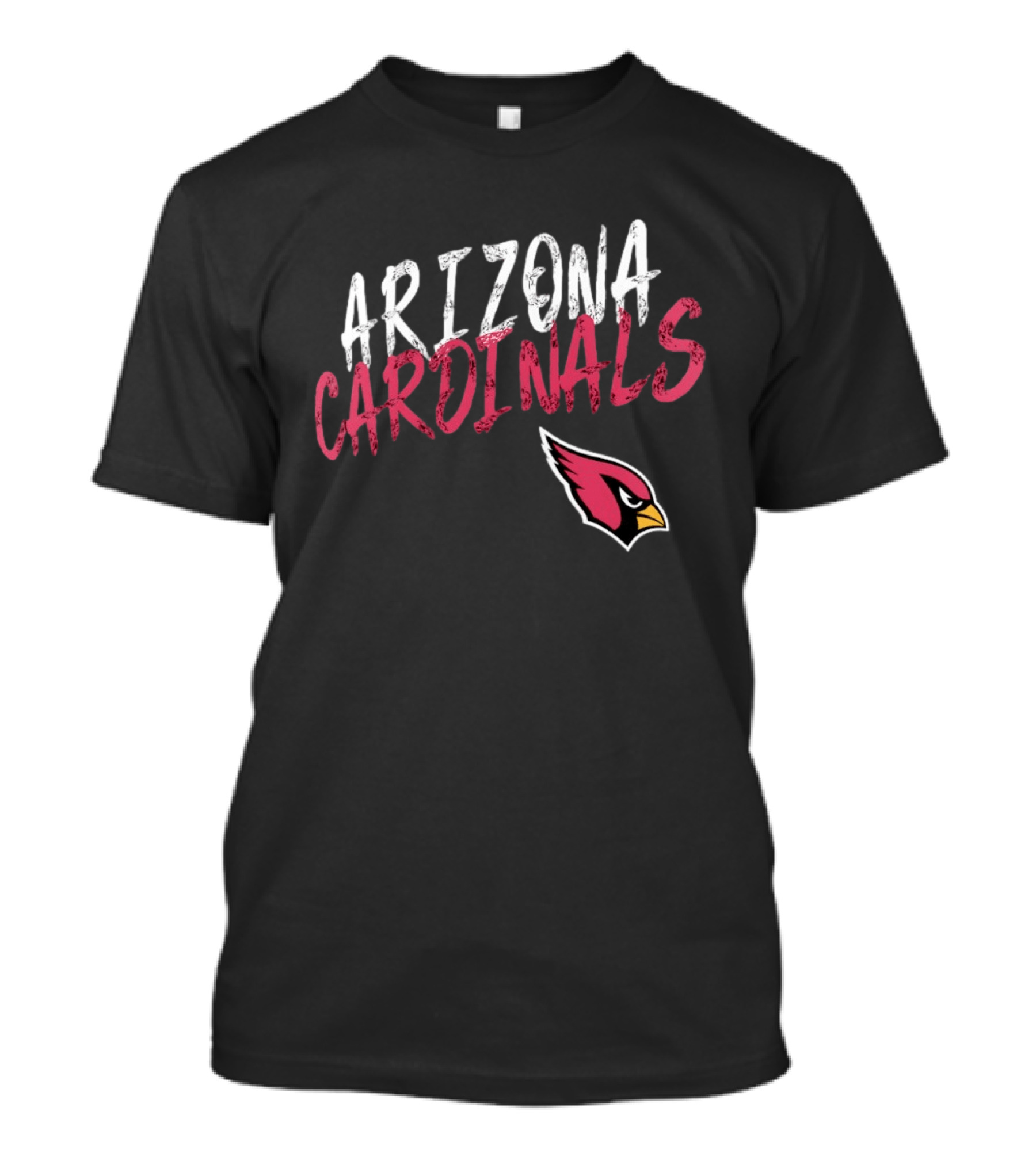 Arizona Cardinals Bold Text And Iconic NFL Bird T-Shirt
