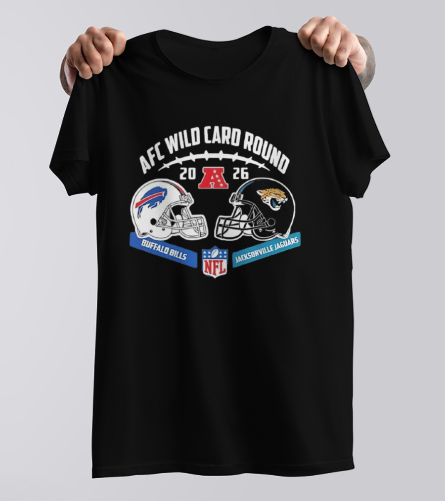 Buffalo Bills Vs Jacksonville Jaguars AFC Wild Card Round 2026 NFL Matchup T-Shirt