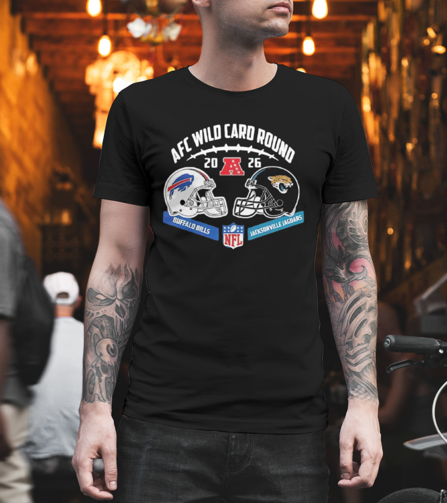 Buffalo Bills Vs Jacksonville Jaguars AFC Wild Card Round 2026 NFL Matchup T-Shirt