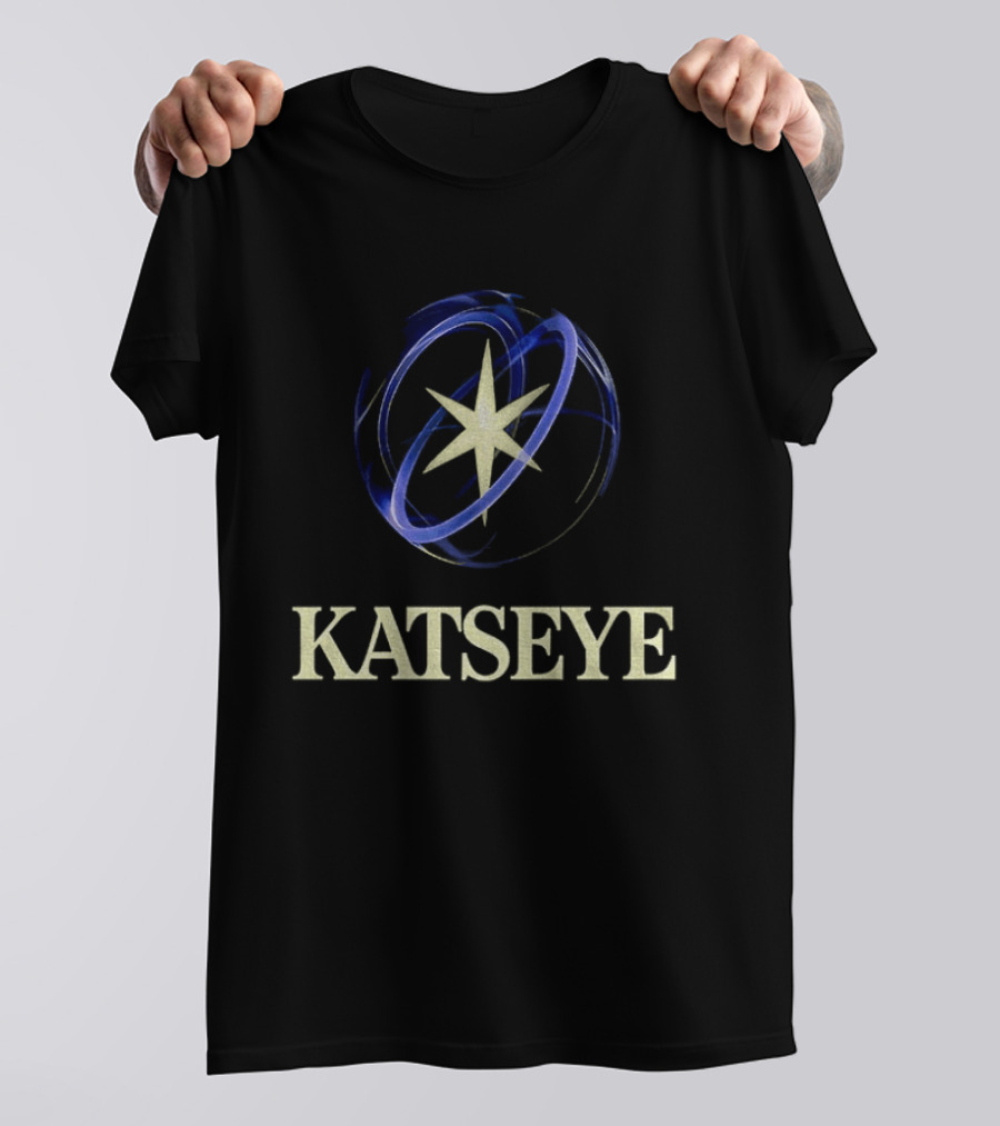 Katseye Band Idea Concert Wear Black Orb Star T-Shirt