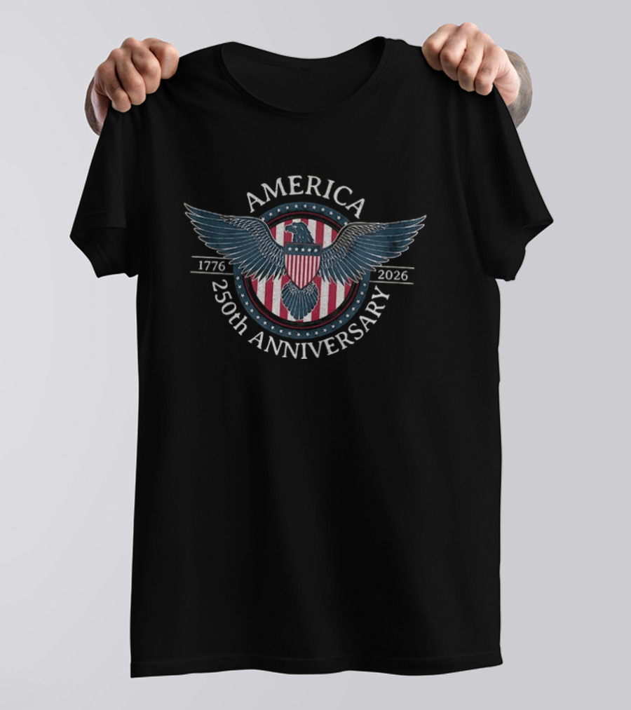 America Vintage Eagle 250th Anniversary 1776 2026 T-Shirt