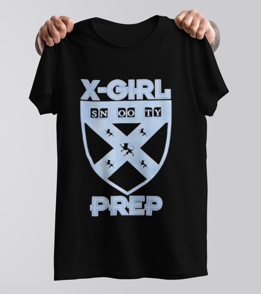X Girl Snooty Prep Shield Crest T-Shirt