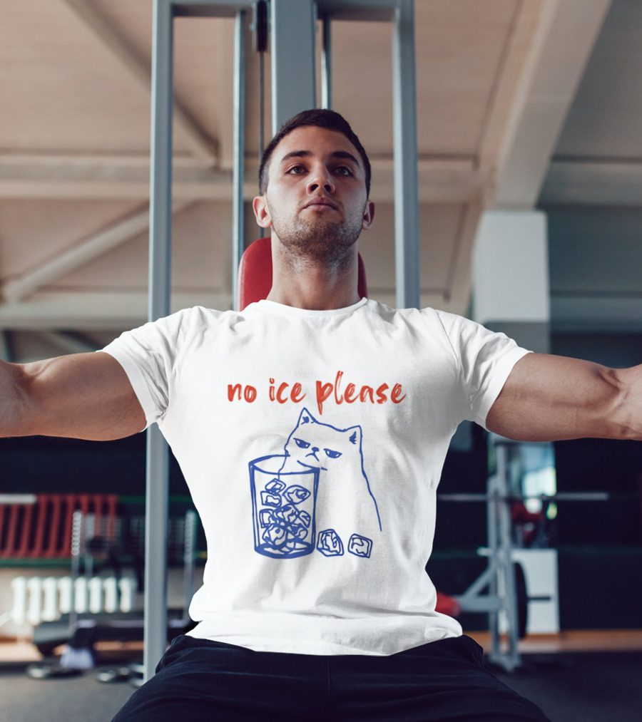 No Ice Please Cat Anti ICE Political T-Shirt