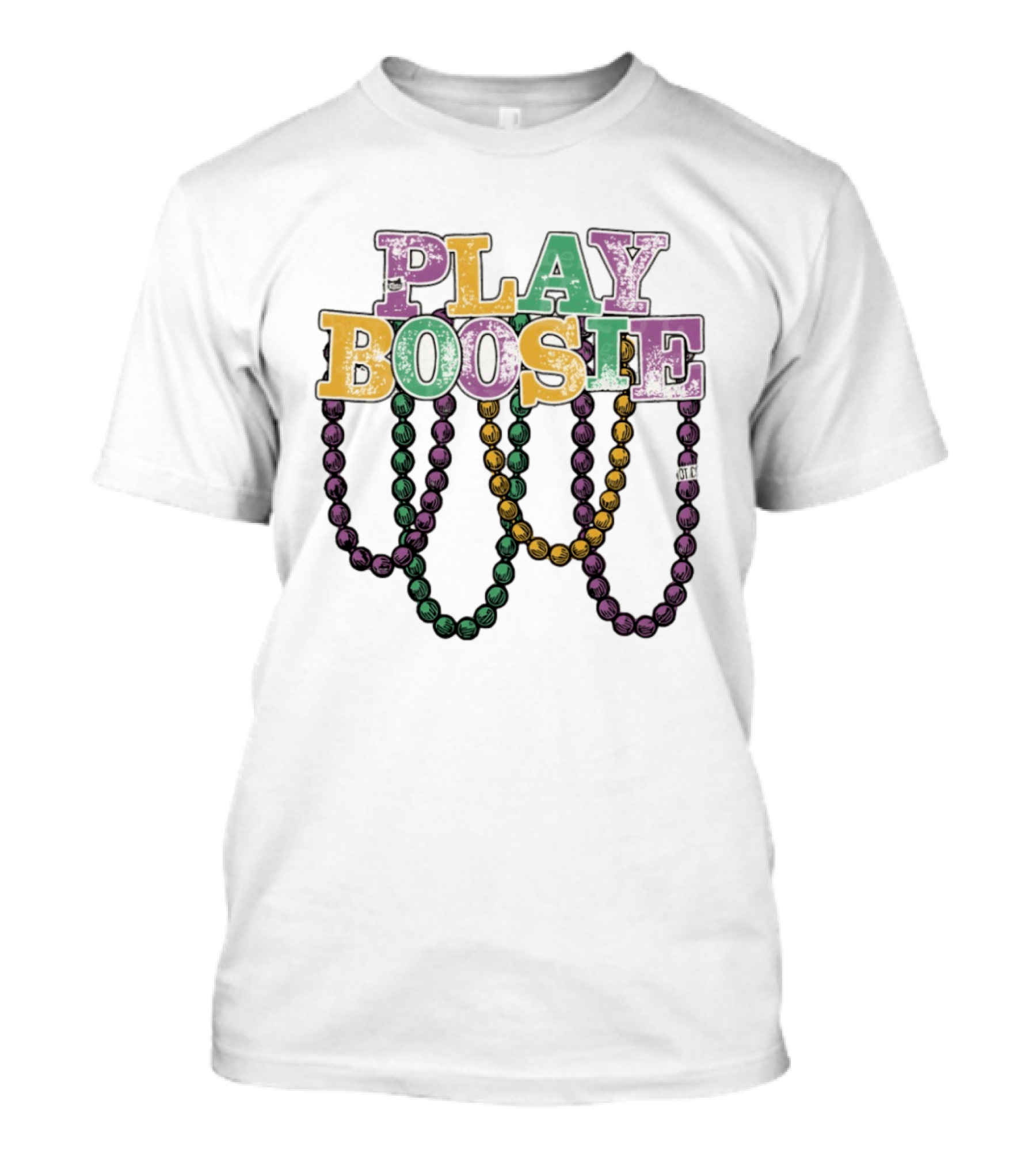 Play Boosie New Orleans Carnival Parade Beads T-Shirt