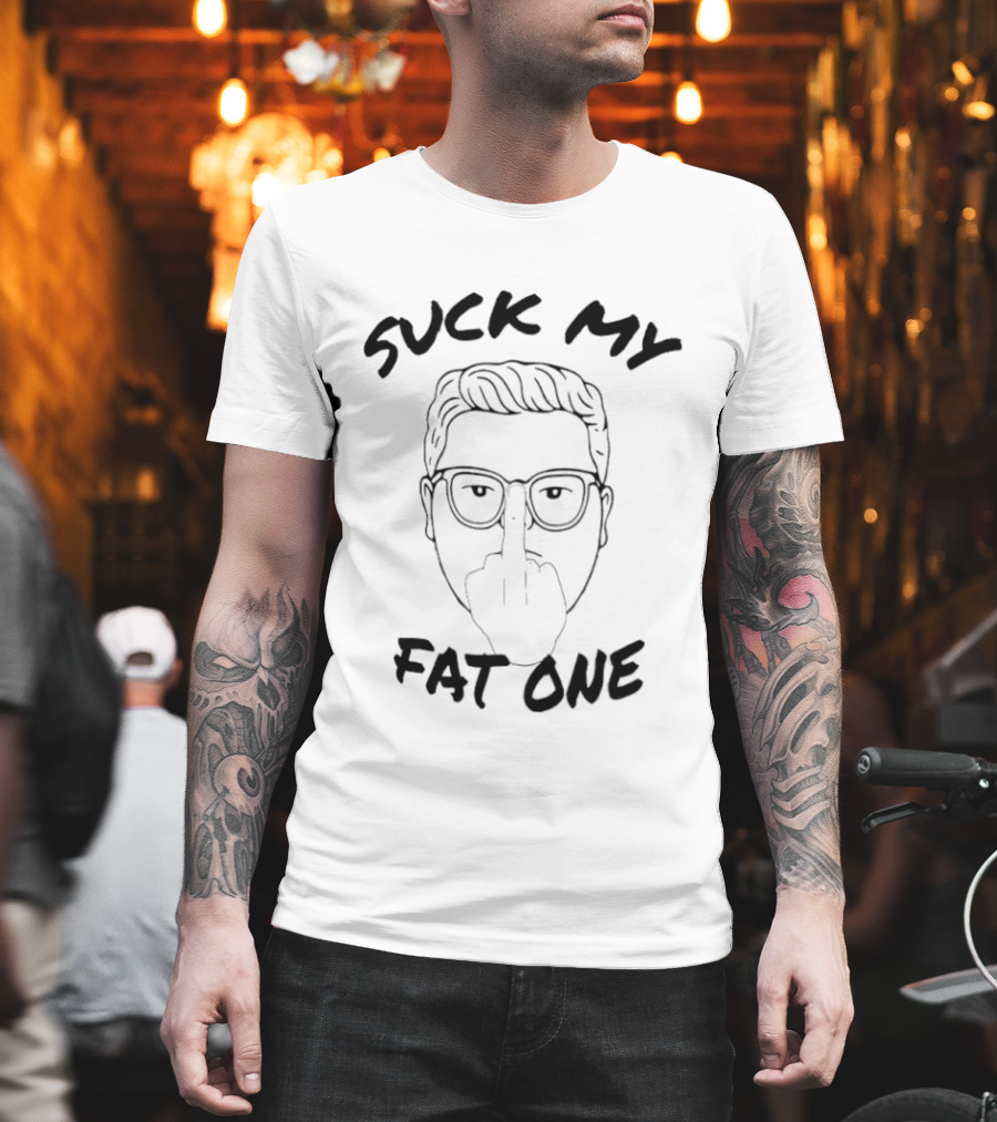 Suck My Fat One Delightful Derek Stranger Things Middle Finger T-Shirt