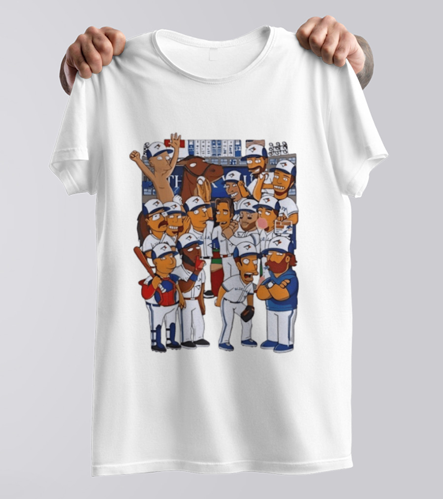 The Simpsons Toronto Blue Jays Baseball 2025 World Series Celebration T-Shirt