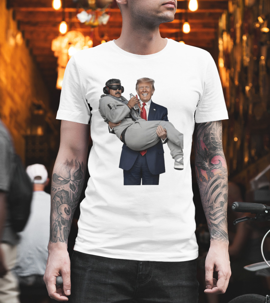 Trump Carry Maduro Satire Funny Political Humor T-Shirt