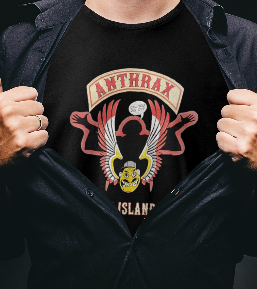 Anthrax Coney Island NY Can You Dig It Wings T-Shirt