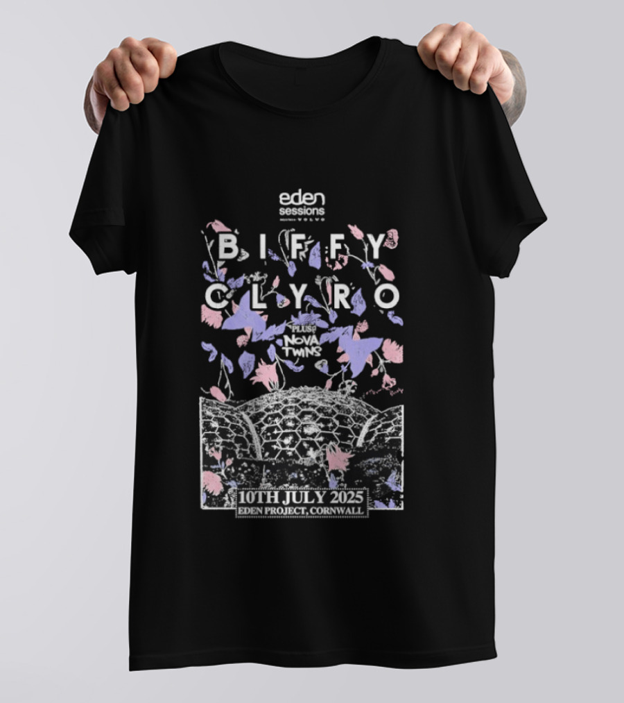 Eden Sessions Presents Biffy Clyro Live 10th July 2025 Eden Project Cornwall T-Shirt