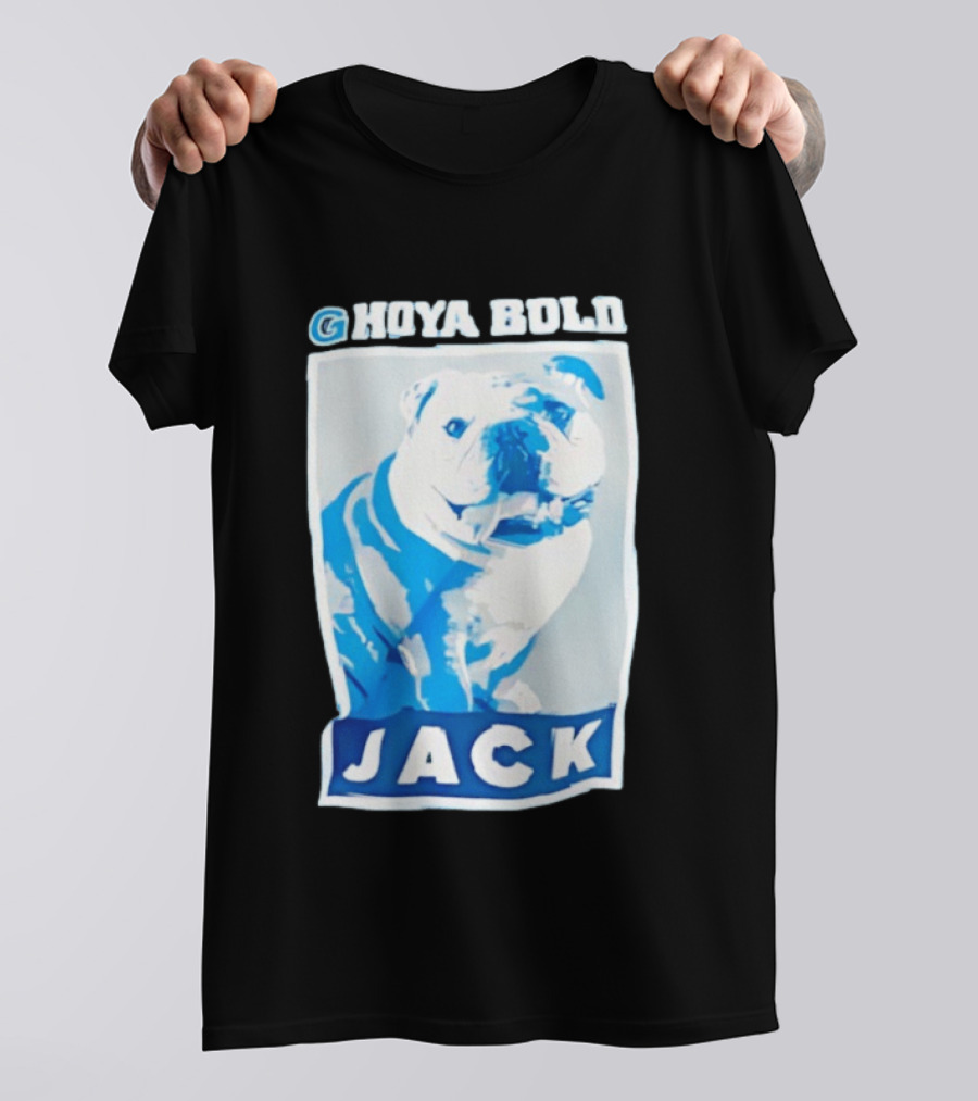 Georgetown Hoyas Hoya Bold Jack Bulldog Basketball T-Shirt