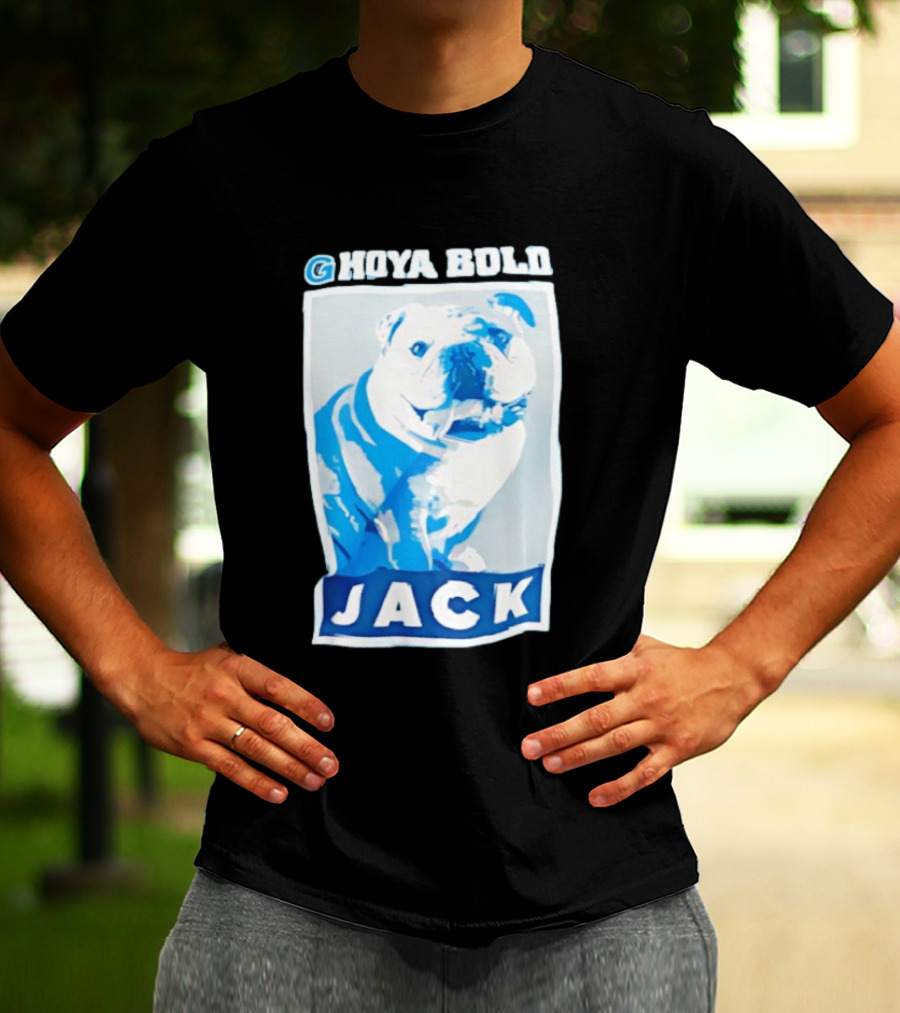 Georgetown Hoyas Hoya Bold Jack Bulldog Basketball T-Shirt