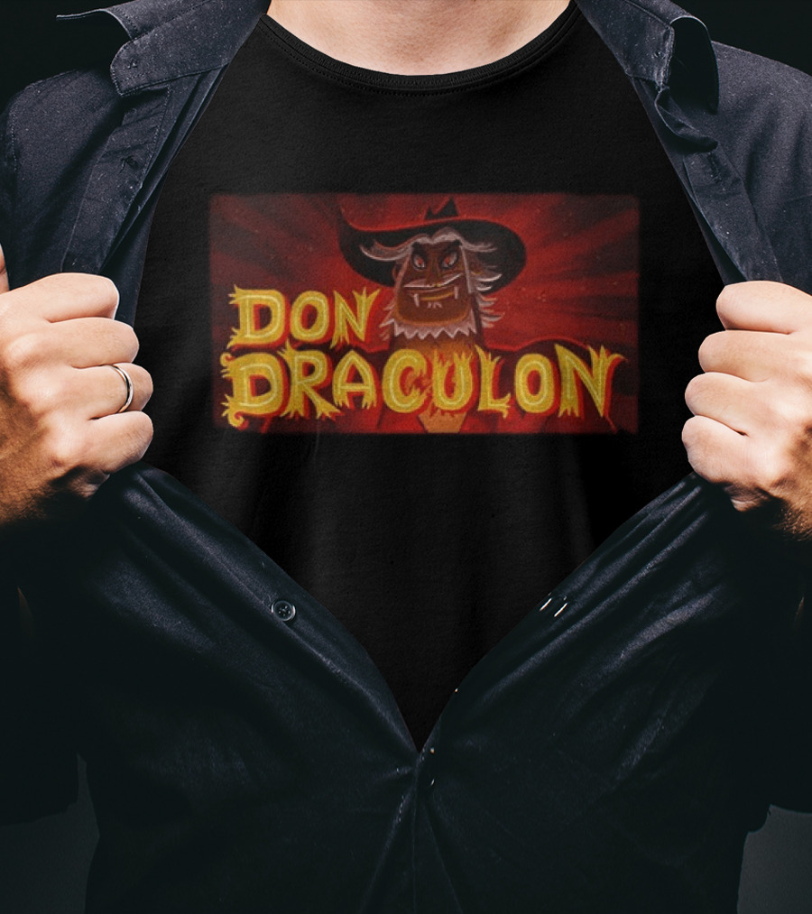 Don Draculon El Guapo Vs The Narco Vampires Retro Horror T-Shirt