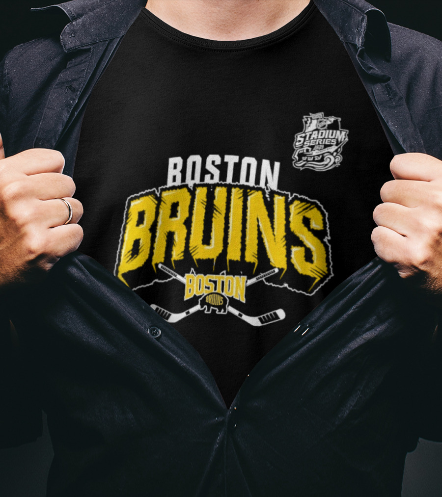 Boston Bruins Skull Tampa Bay Lightning NHL Hockey T-Shirt