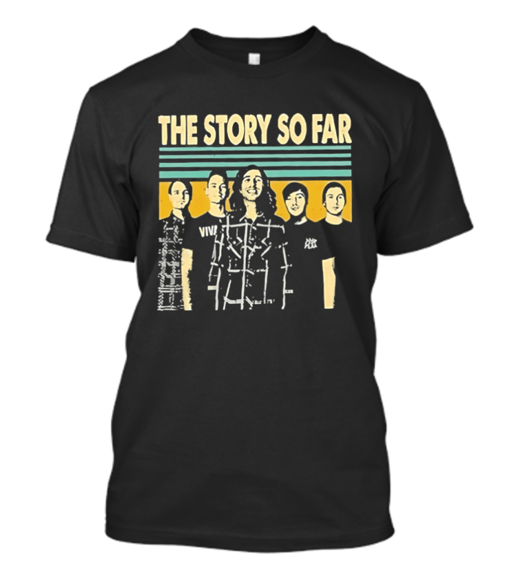 The Story So Far Band Members Stripes T-Shirt