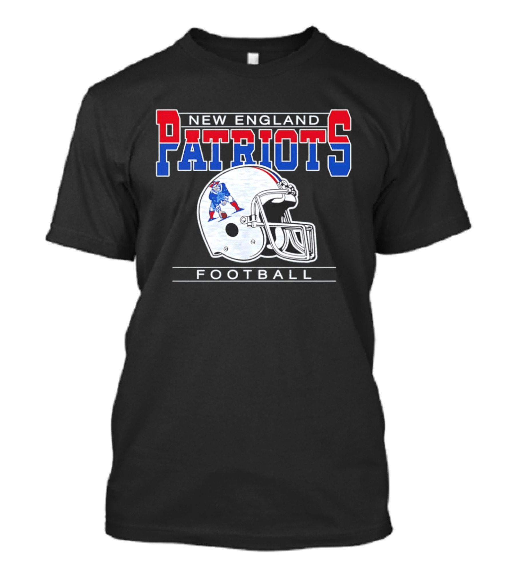 New England Patriots Franklin Helmet Football T-Shirt