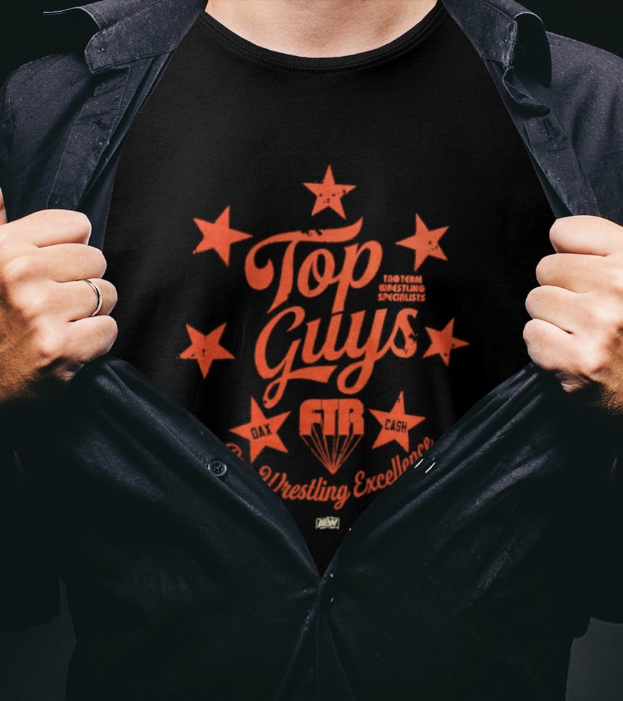 Top Guys FTR Wrestling Specialists Vintage Star T-Shirt