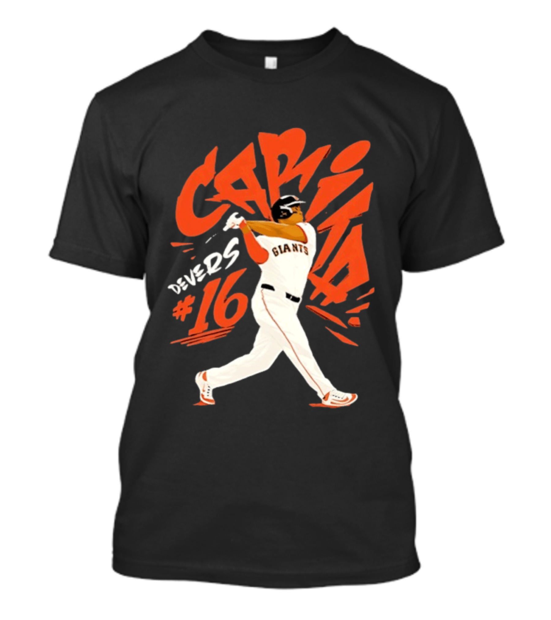 CAPITA Devers #16 Giants Baseball T-Shirt