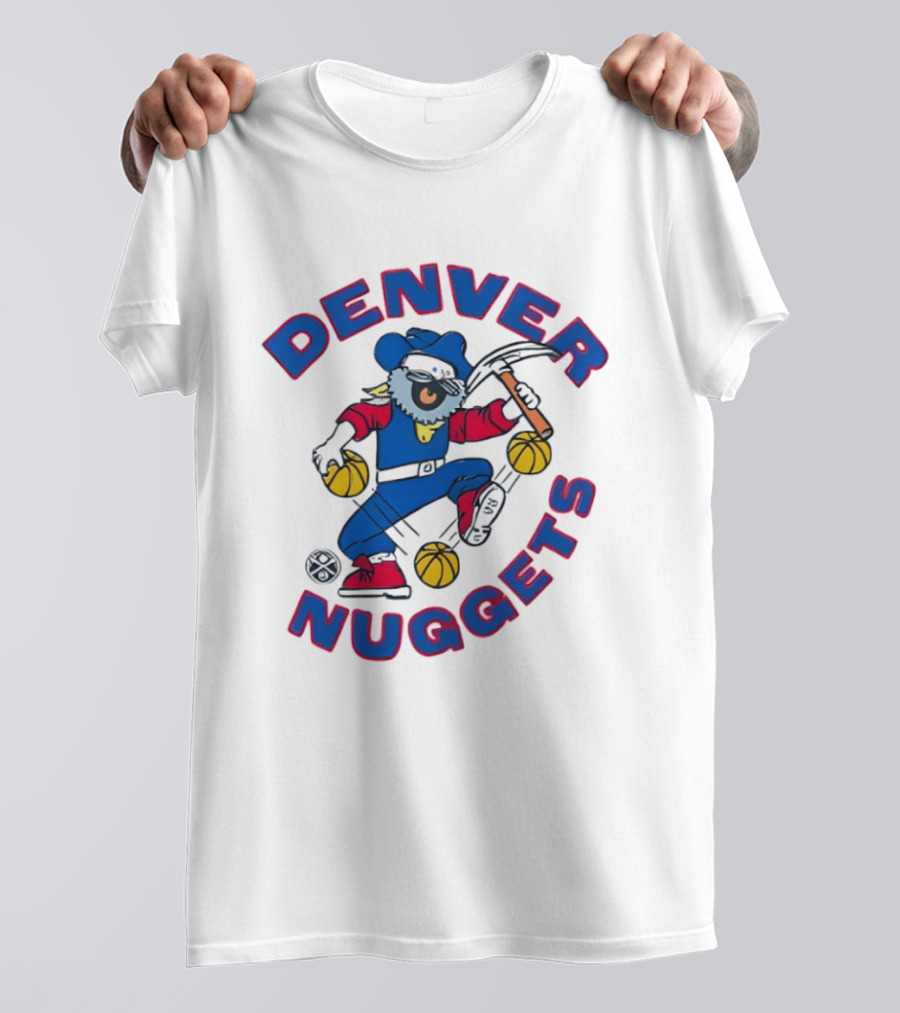 Denver Nuggets Maxie The Miner Basketball Novelty T-Shirt