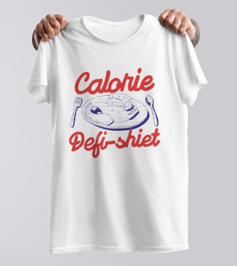 Calorie Defi Shiet Plate Fork Spoon T-Shirt