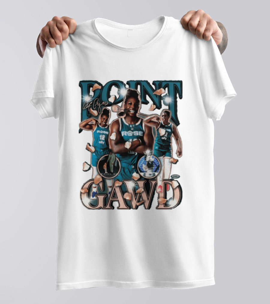 Chelsea Gray Point Gawd Rose Ally Basketball Player 12 T-Shirt