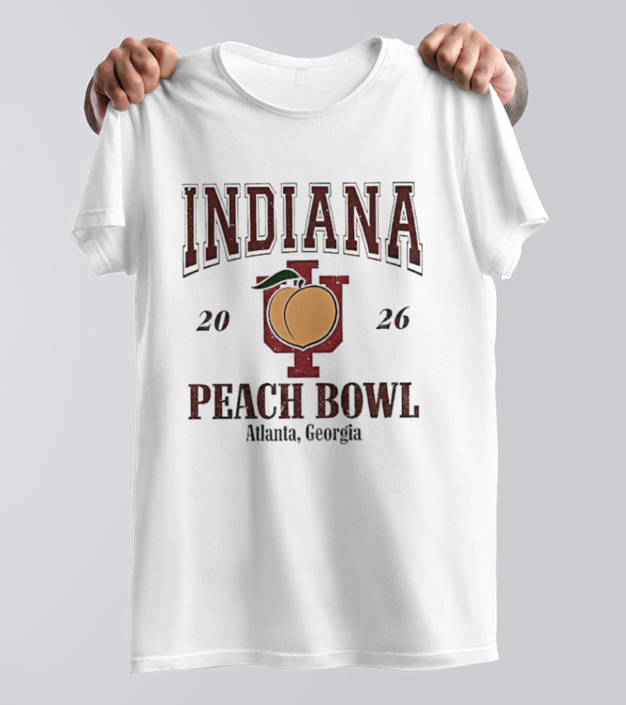Indiana Peach Bowl IU 2026 Atlanta Georgia T-Shirt