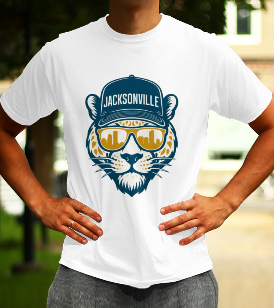 Jacksonville Jaguars Duval Football 2025 Skyline T-Shirt