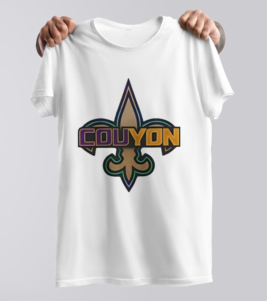 Couyon New Orleans Saints Fleur De Lis Collaboration T-Shirt