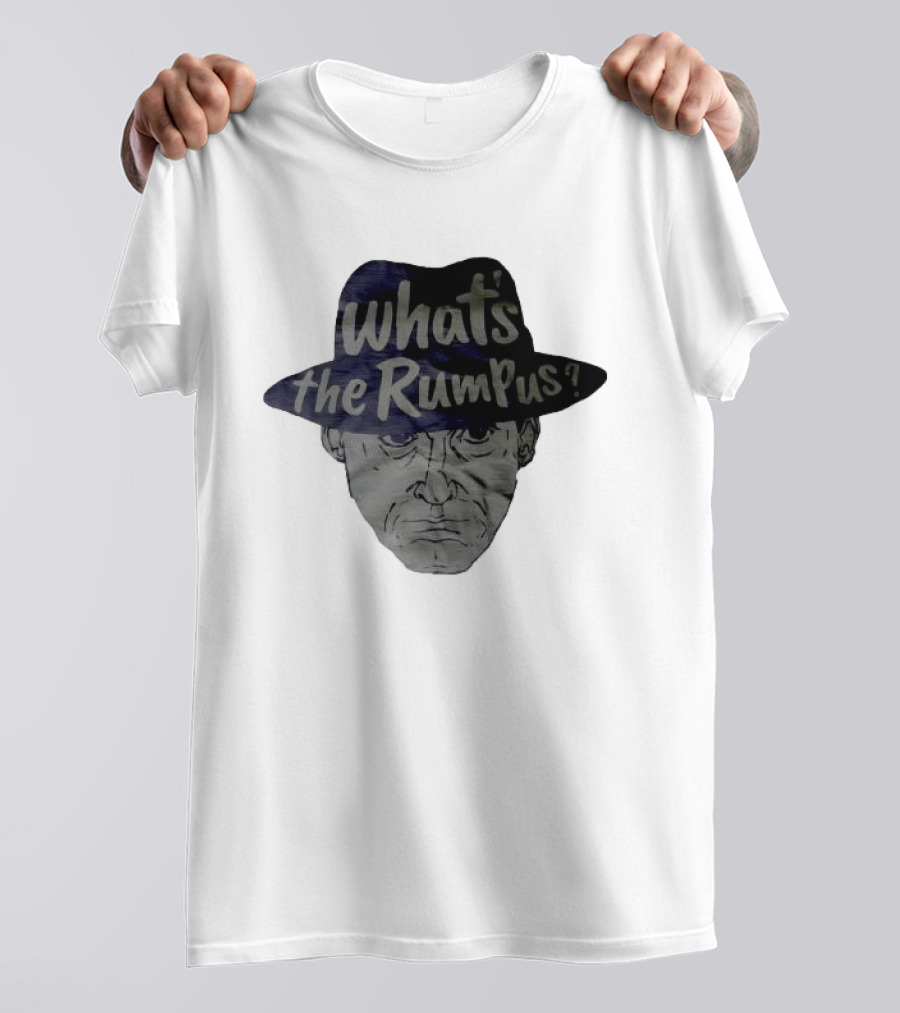What's The Rumpus Vintage Styled Fedora Face T-Shirt