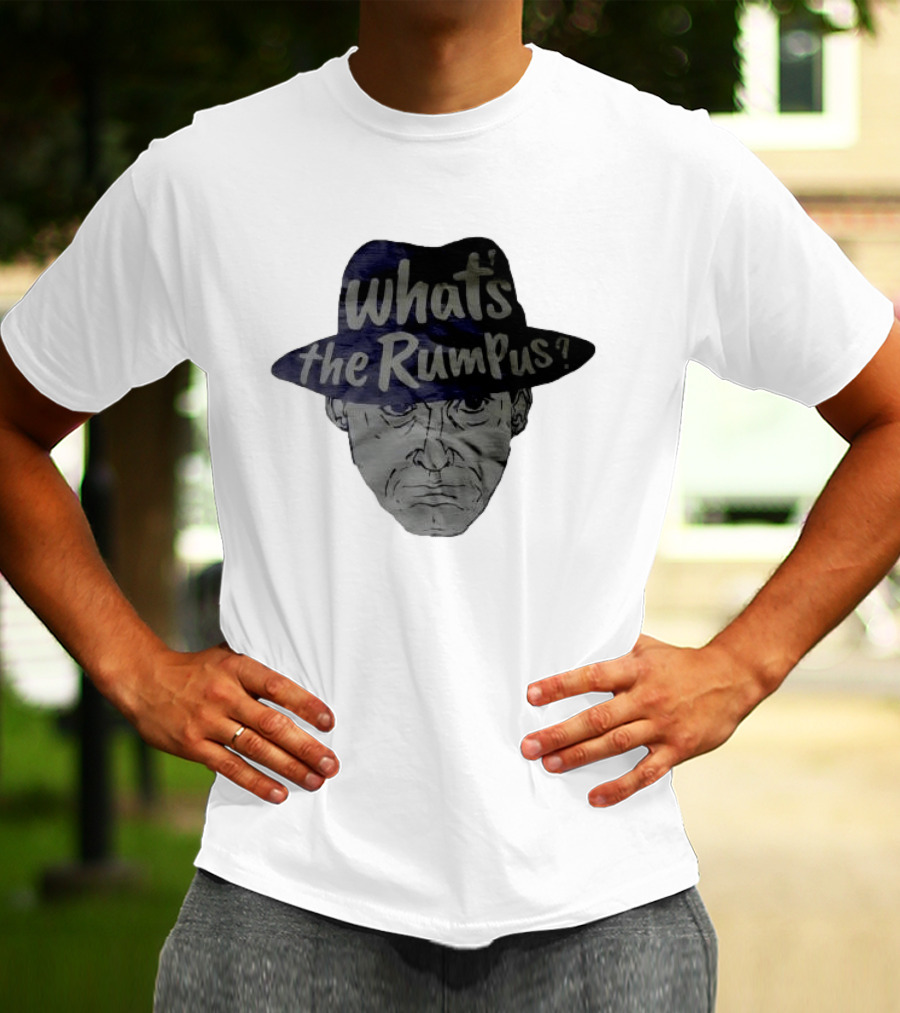 What's The Rumpus Vintage Styled Fedora Face T-Shirt