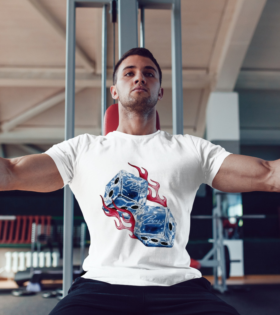 Rich Poor Ice Fiery Dice T-Shirt