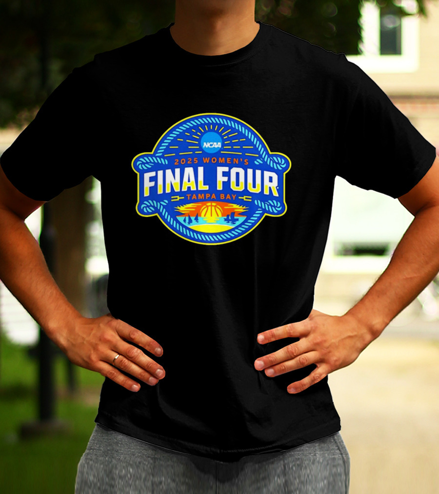 2025 NCAA Women’s Basketball Final Four Tampa Bay Logo T-Shirt