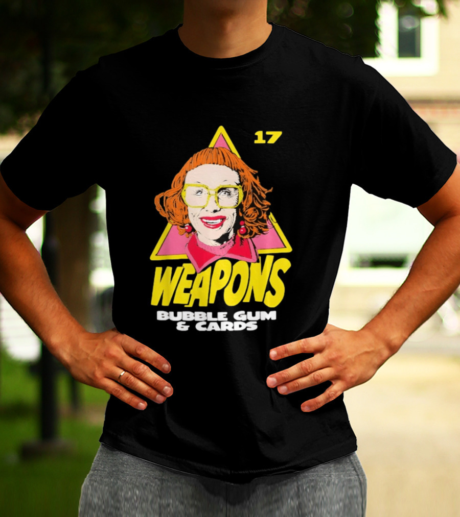 Aunt Gladys Weapons 17 Bubble Gum & Cards T-Shirt