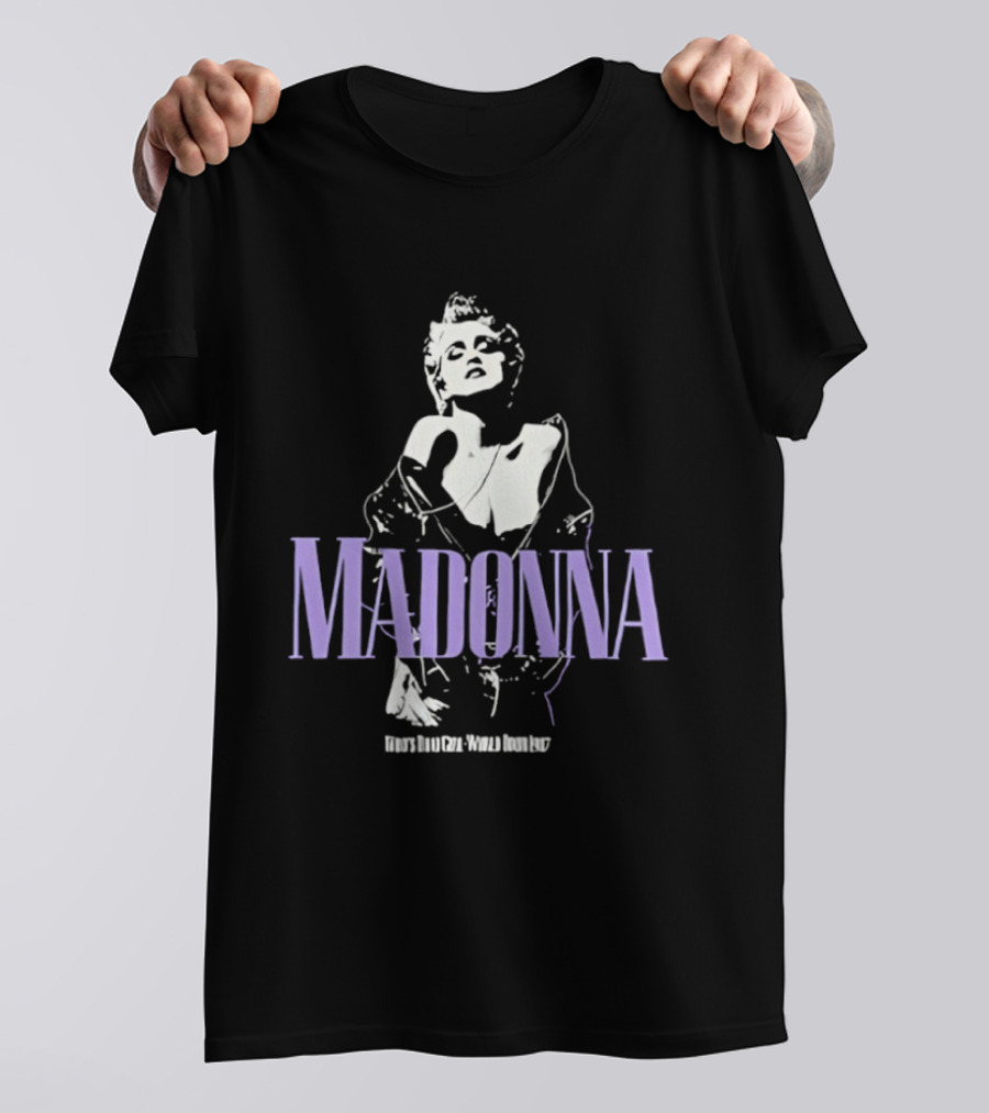 Madonna Bob Weir Image Overlay T-Shirt